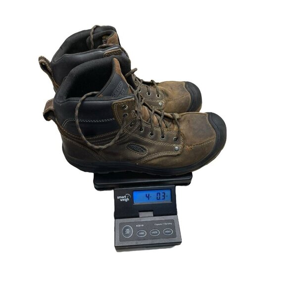 Keen Fort Wayne 6" Waterproof Utility Boots Men’s Size 13D Brown Leather - Picture 11 of 12